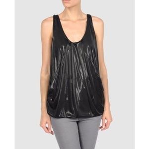 [Diane Von Furstenberg DVF] Leeza Metallic Tank